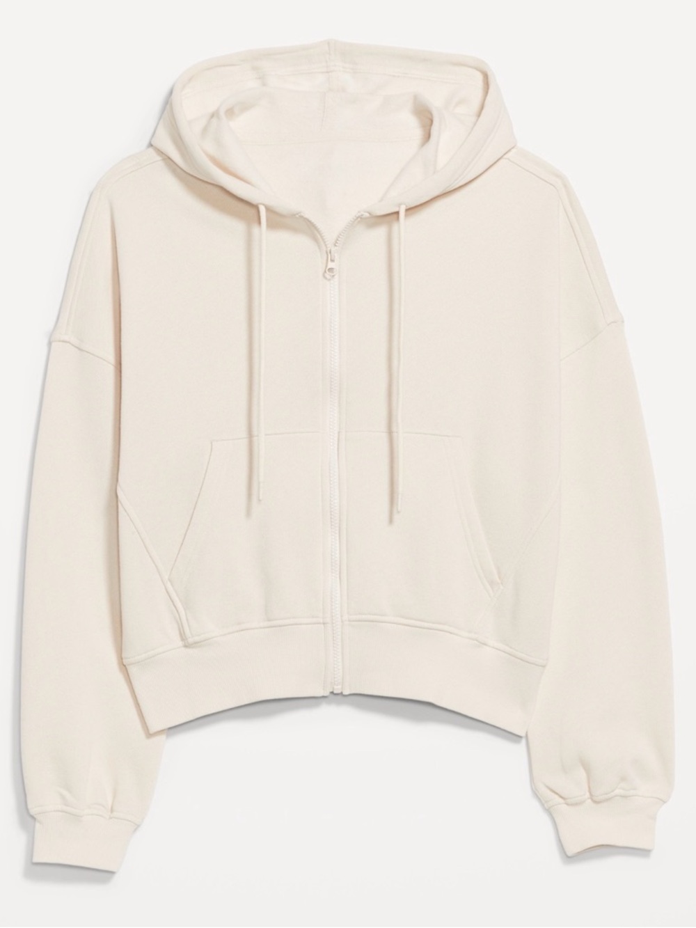 Old Navy Off-White Zip Hoodie